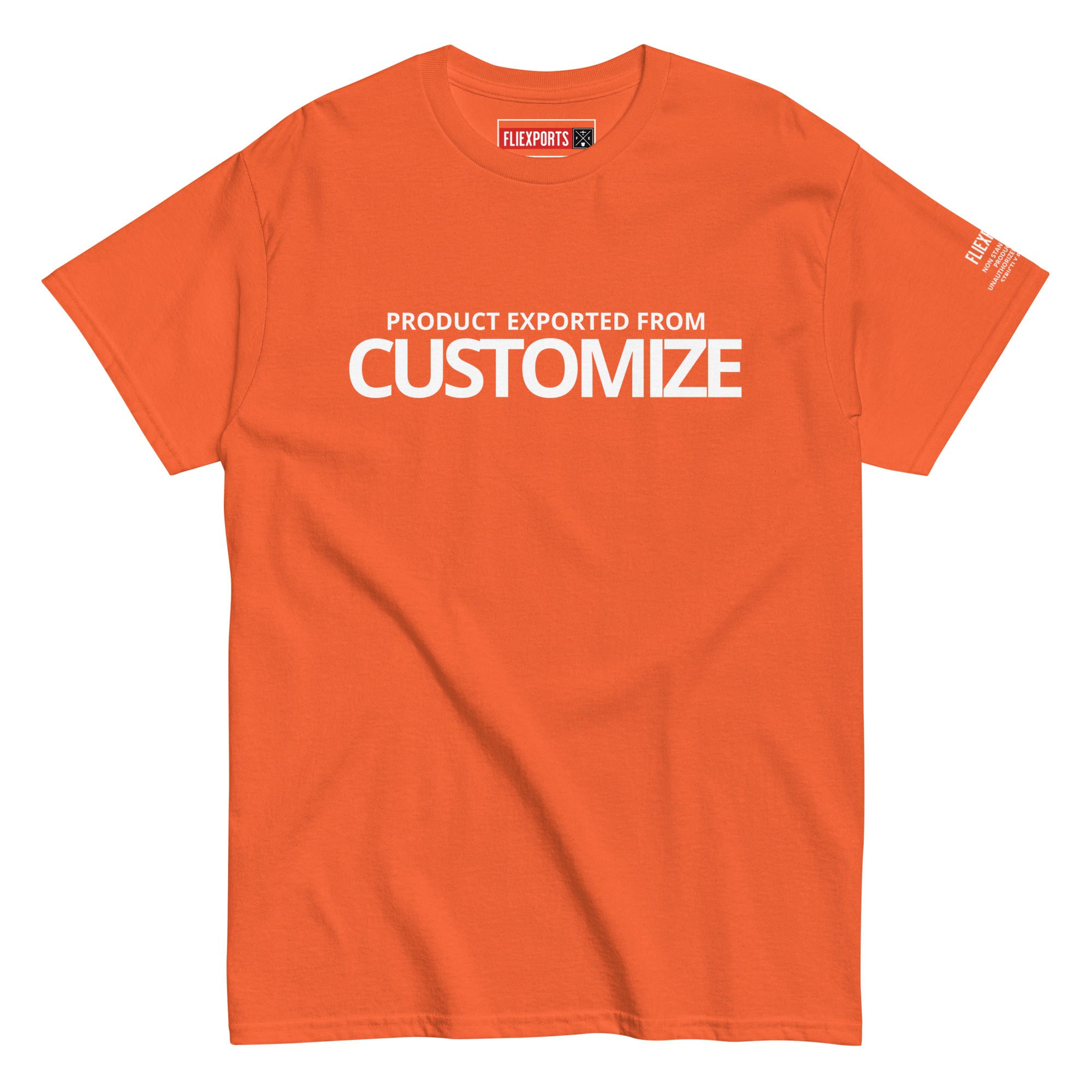 Custom Product T-Shirt - Fliexports